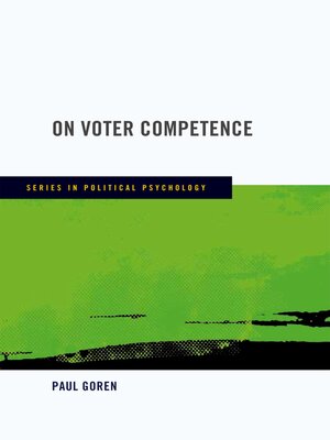 cover image of On Voter Competence